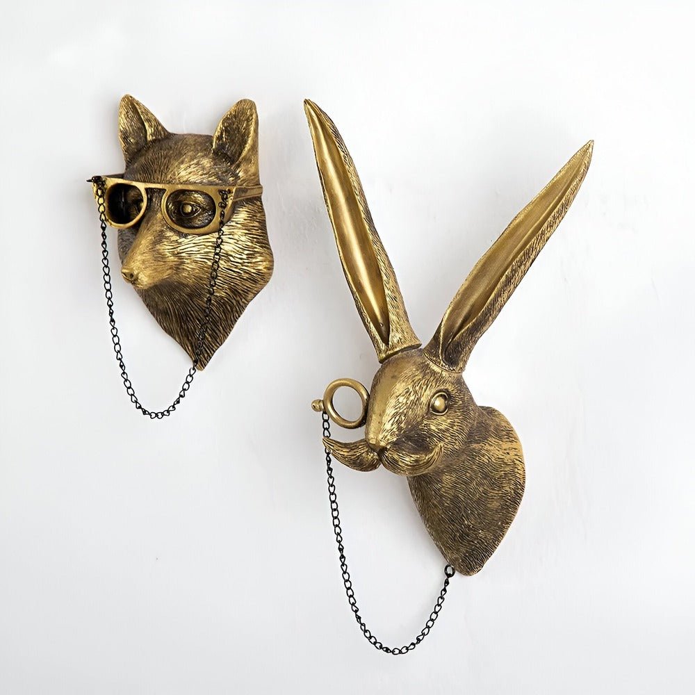 Elegant Animal Wall Hooks - Multifunctional Decorative Storage Solution