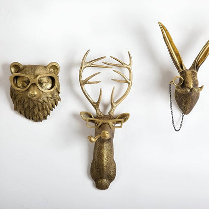 Elegant Animal Wall Hooks - Multifunctional Decorative Storage Solution