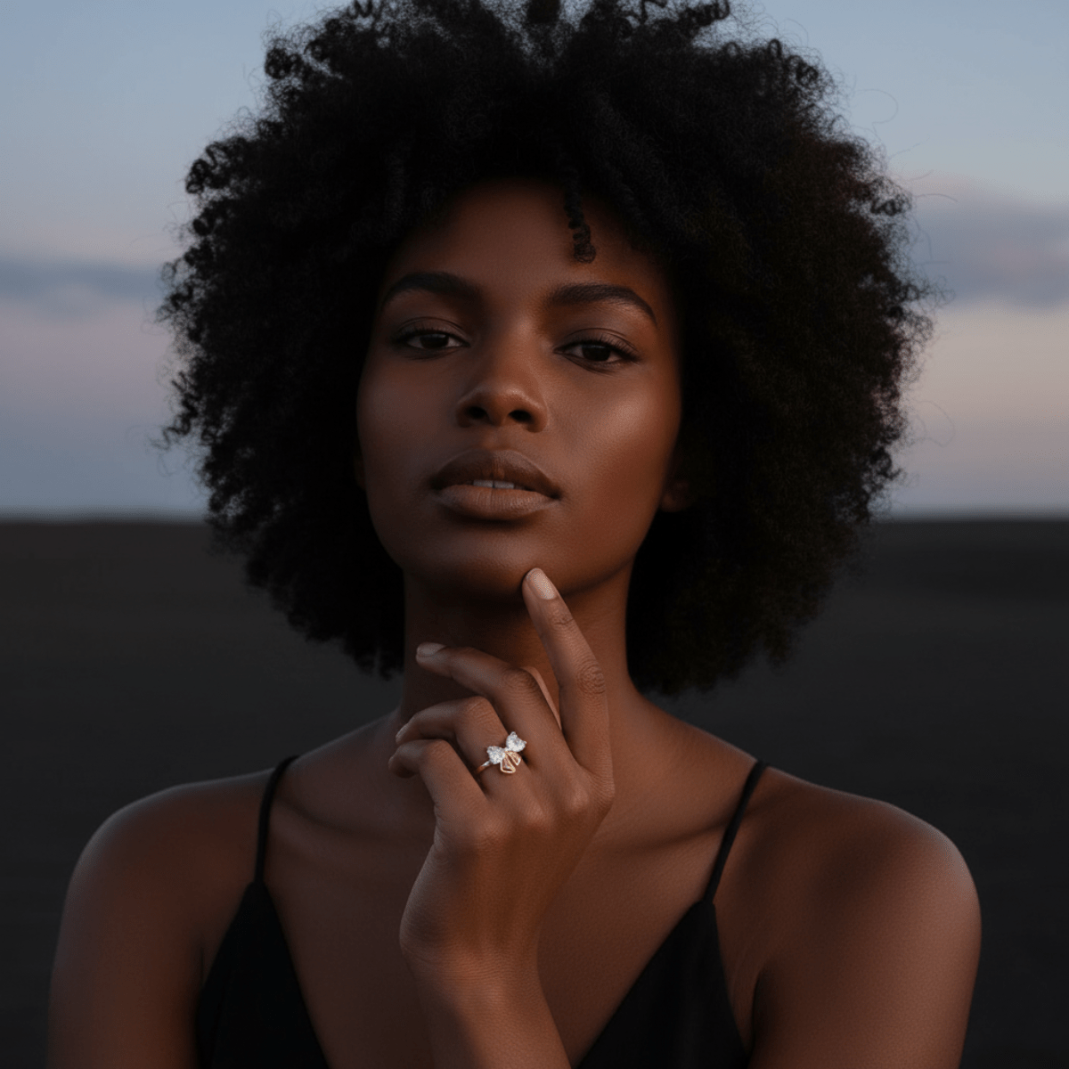 Anillo brillante Ocean Ribbon