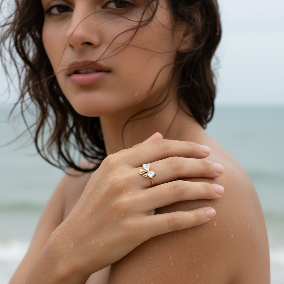 Anillo brillante Ocean Ribbon