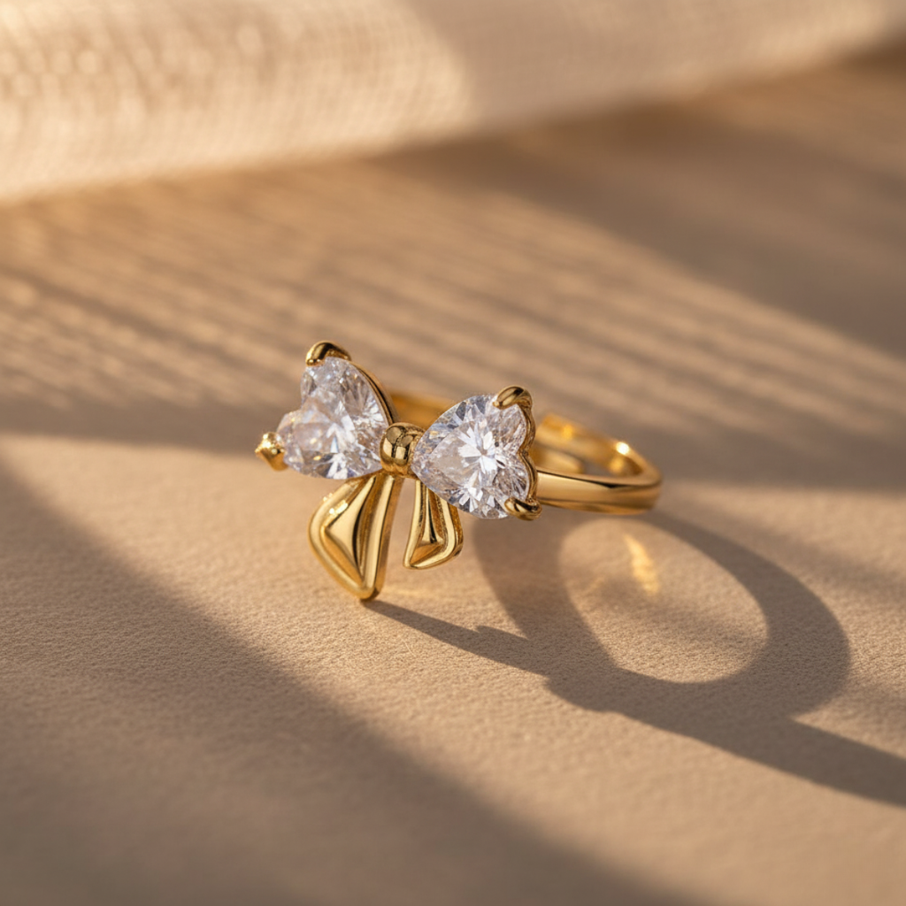 Ocean Ribbon Sprankelende Ring