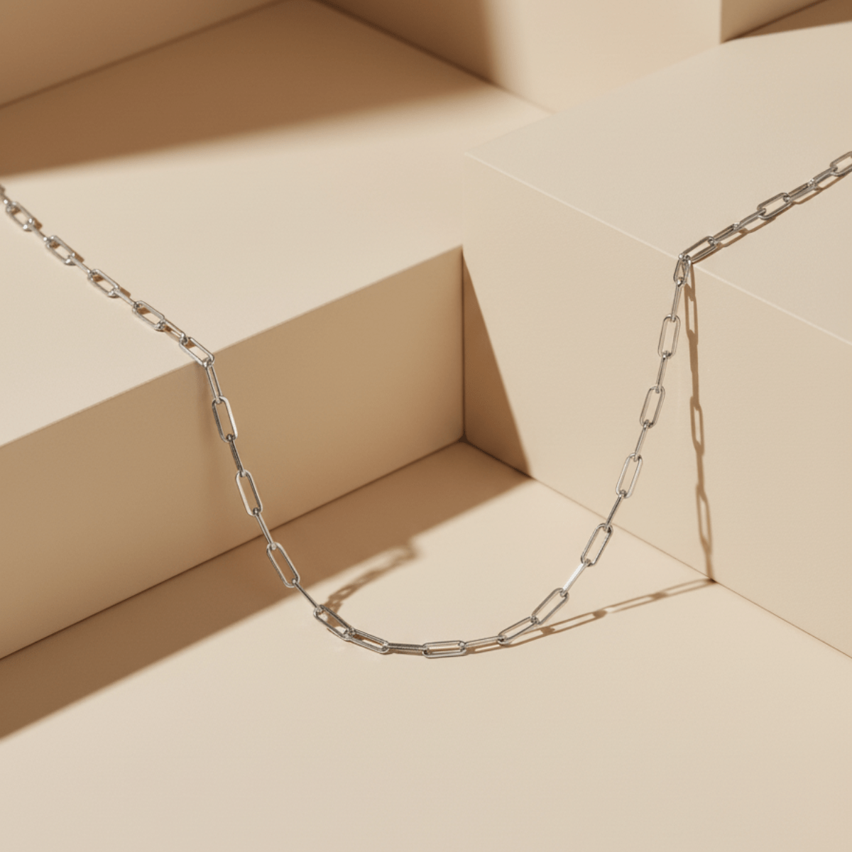 Elegante messing schakelketting - duurzame goud/zilver coating, waterdicht en hypoallergeen