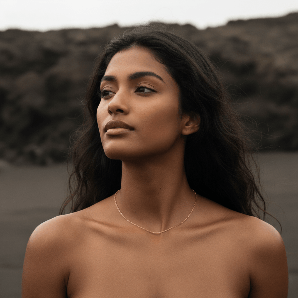 Cadena de eslabones elegante de latón - Recubrimiento duradero en oro/plata, impermeable e hipoalergénico