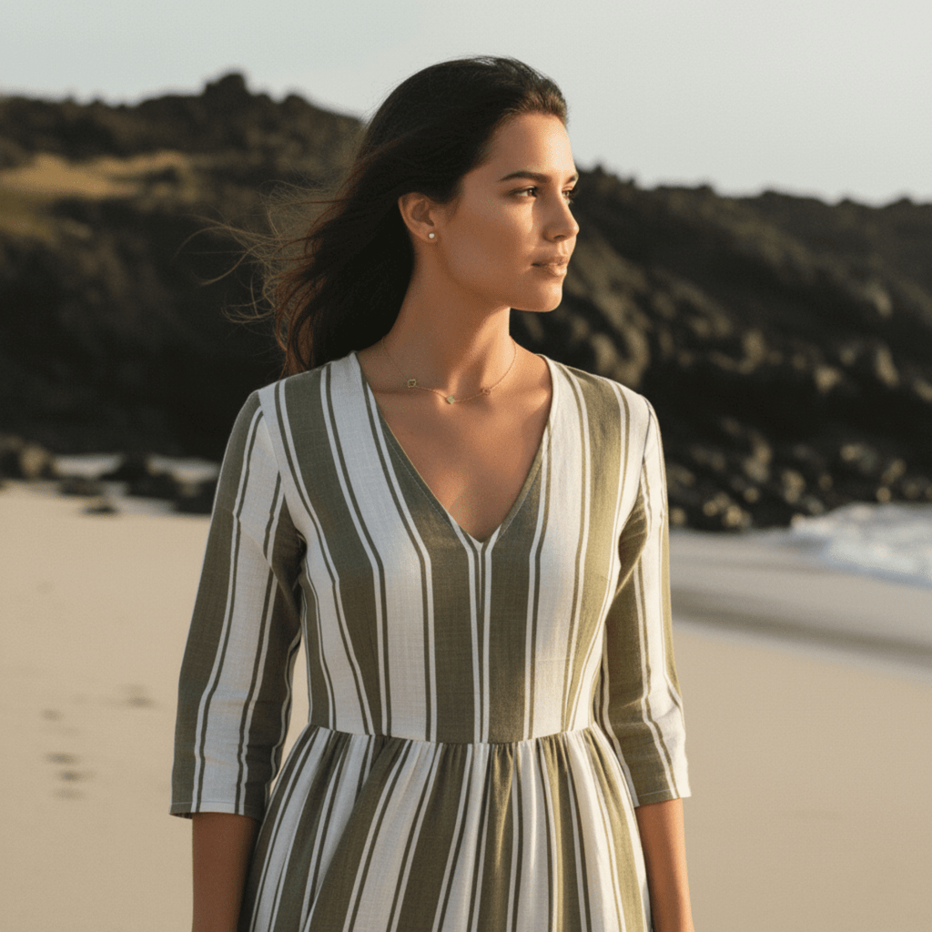 Elegant Clover Necklace - Adjustable Gold Stainless Steel Jewelry for Luck