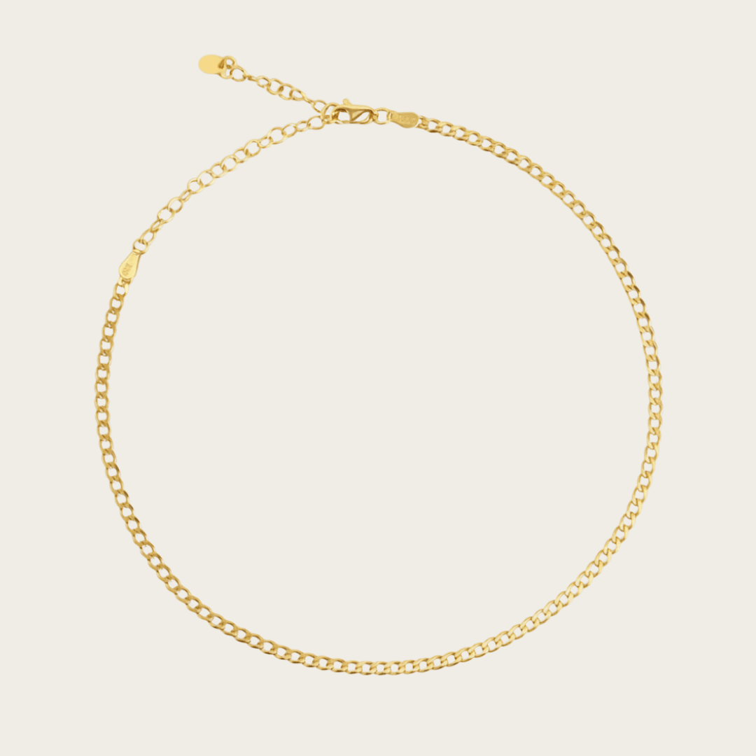 Elegante Curb Ketting Choker - Goud & Zilver Opties