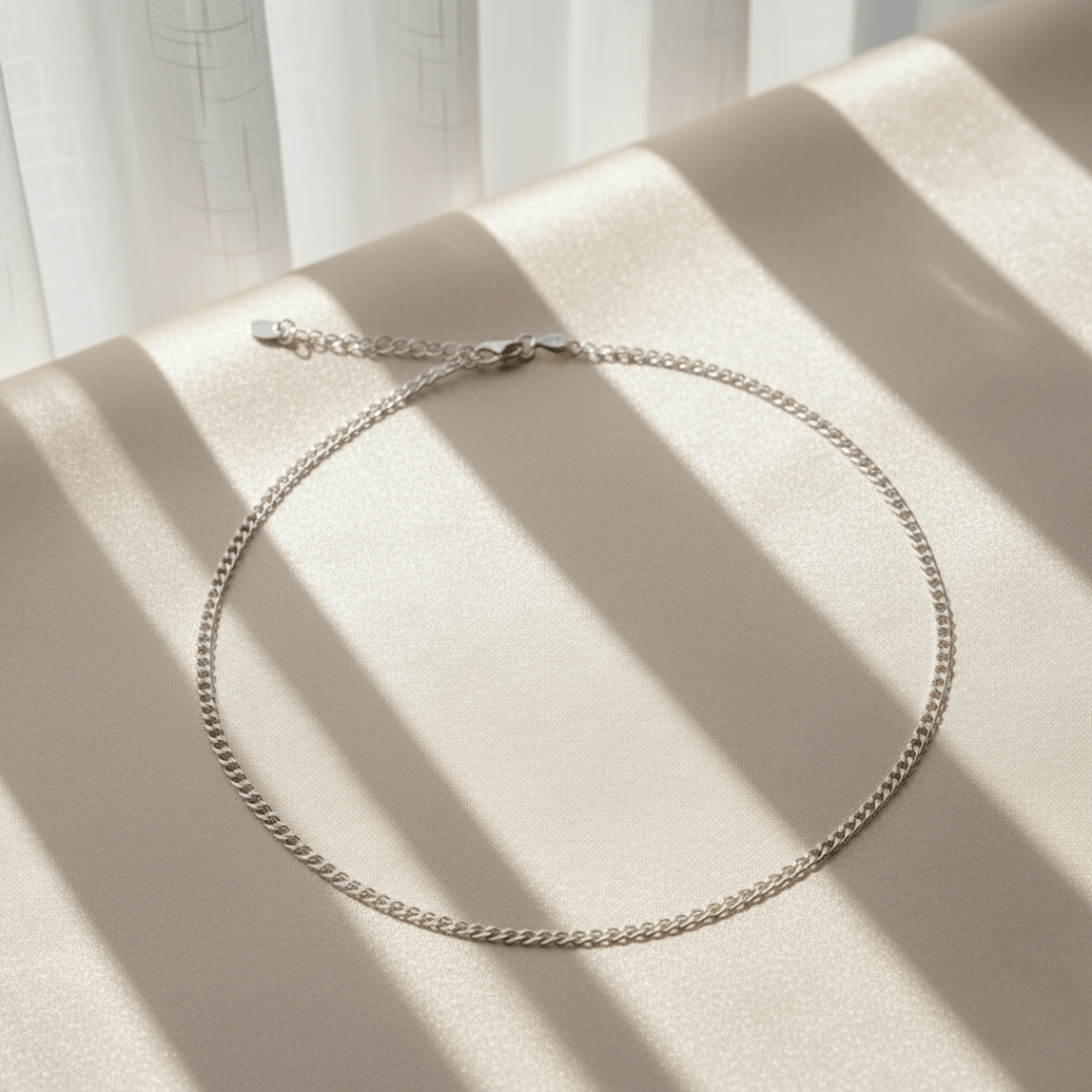 Elegante Curb Ketting Choker - Goud & Zilver Opties