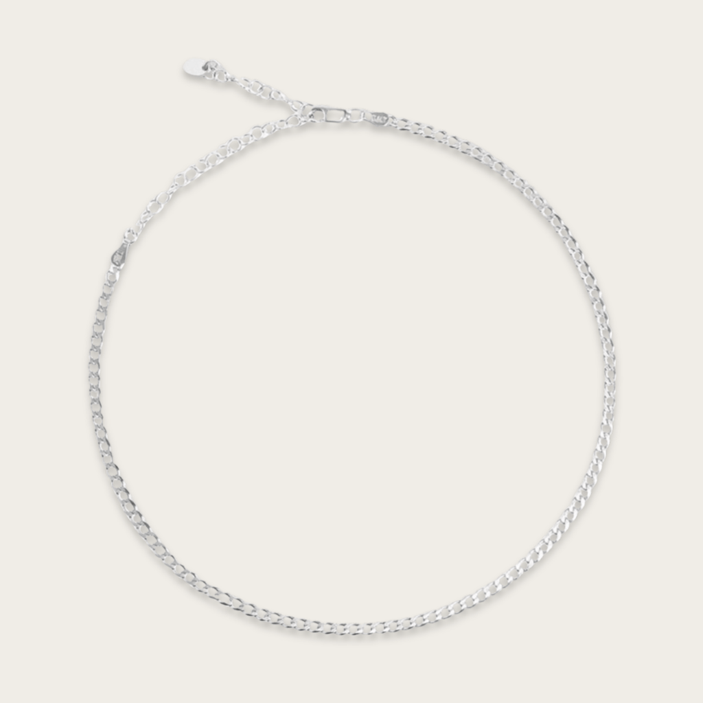 Elegante Curb Ketting Choker Halsketting - Gouden & Zilveren Accessoire