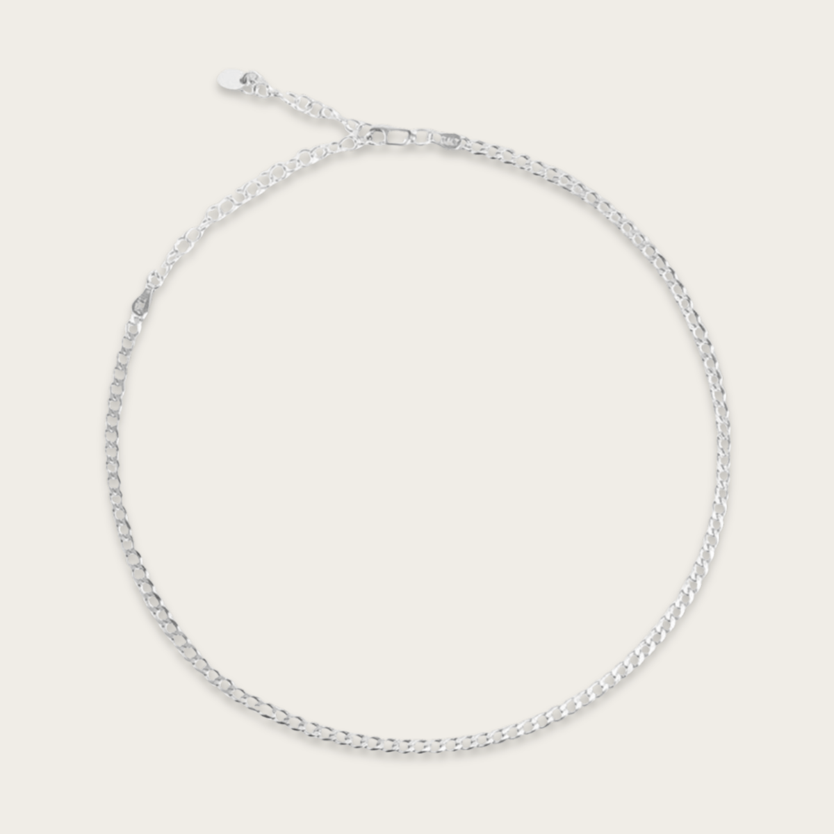 Elegante Curb Ketting Choker Halsketting - Gouden & Zilveren Accessoire