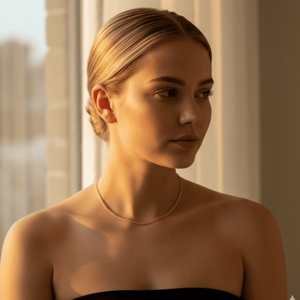 Elegante Curb Ketting Choker Halsketting - Gouden & Zilveren Accessoire