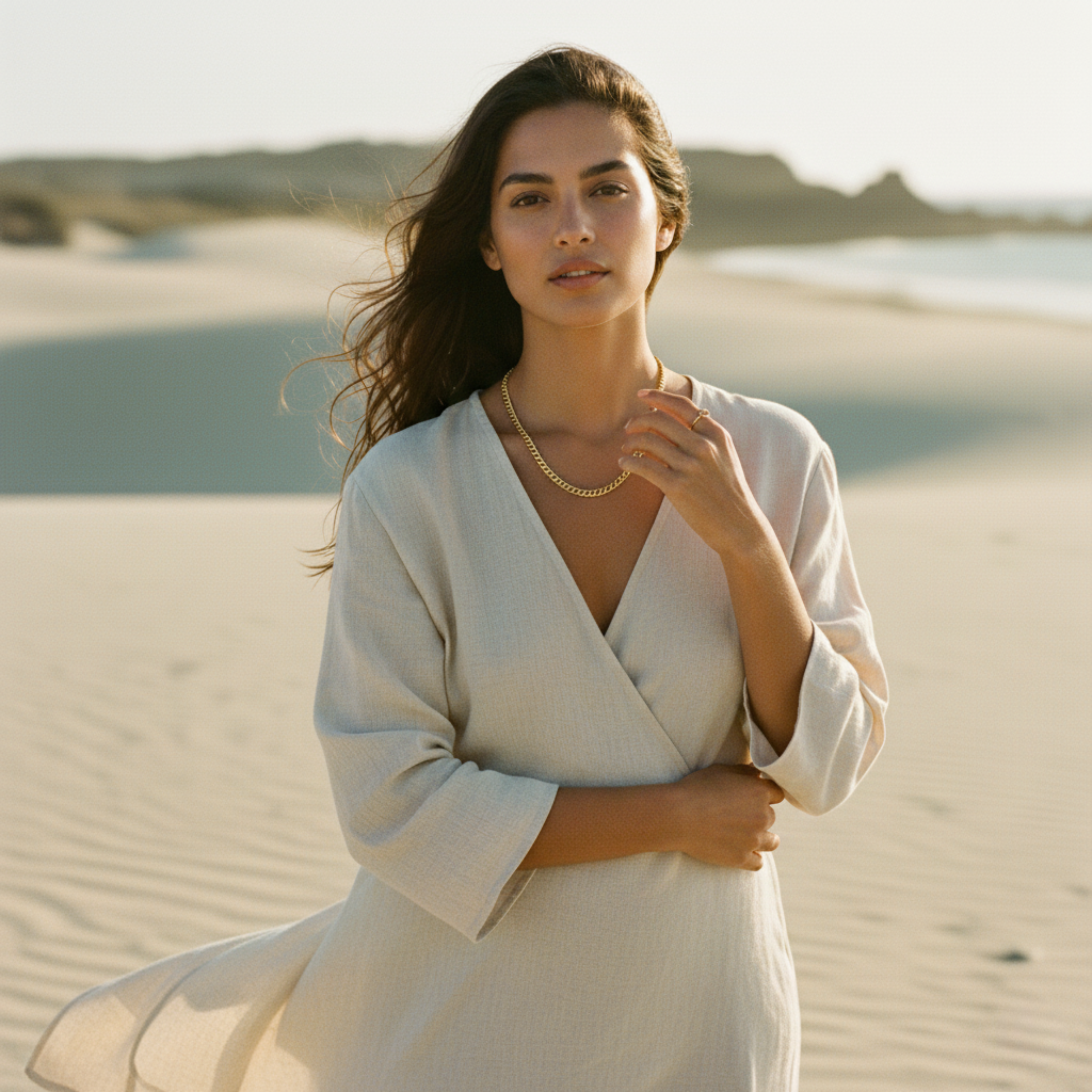 Elegante Curb Ketting - Op Maat Gemaakte Lengtes & Metaalopties Handgemaakt Ontwerp