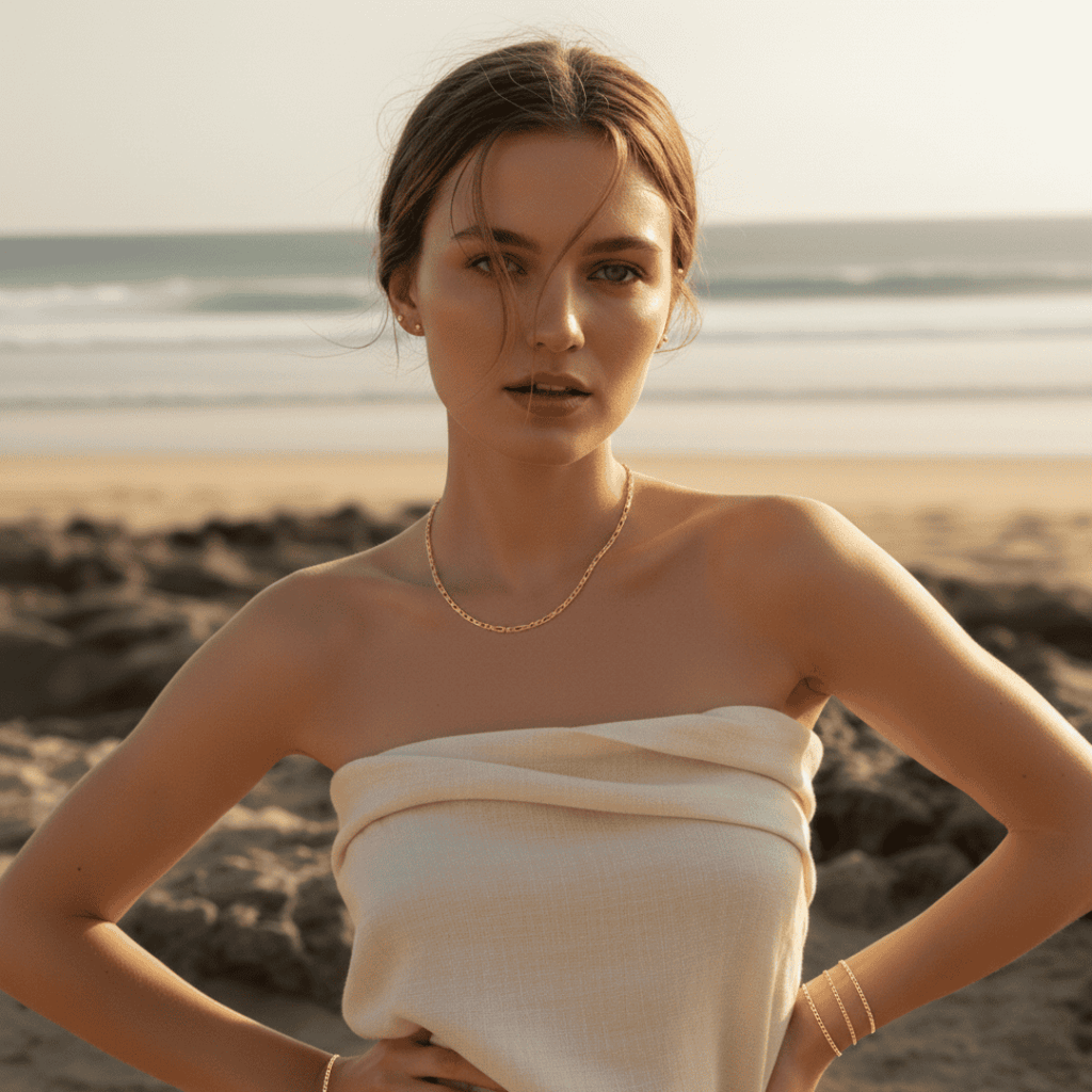 Chaîne Figaro Élégante - Longueurs Personnalisées & Options de Métal pour un Style Intemporel