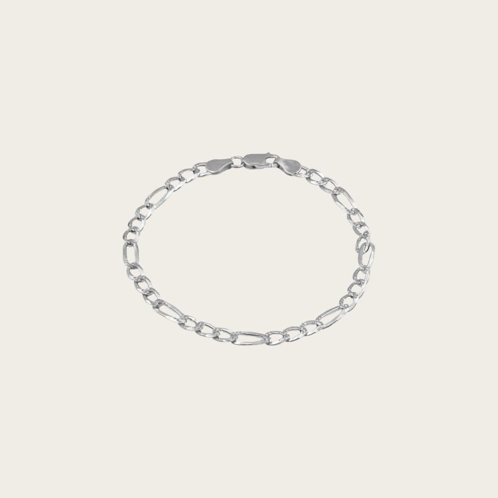 Shimmering Coastal Path Figaro Bracelet
