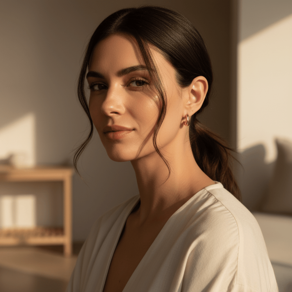 Pendientes de Luna Dorada Estructurada Marea Creciente