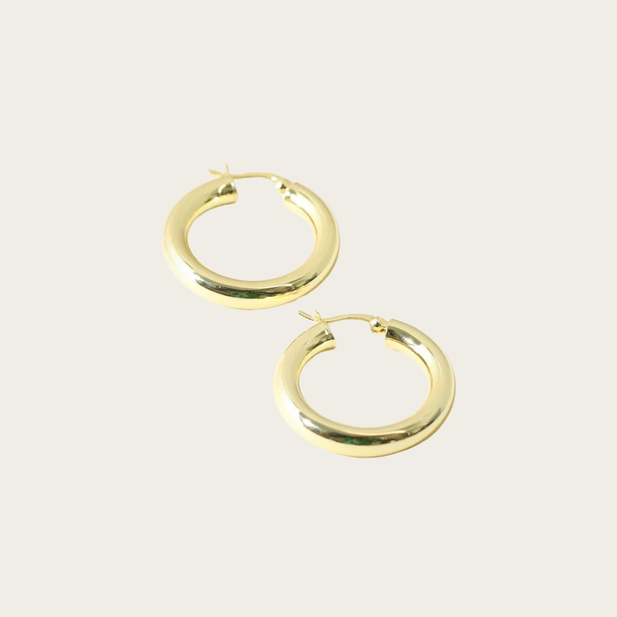 Aros de disco mareal dorados