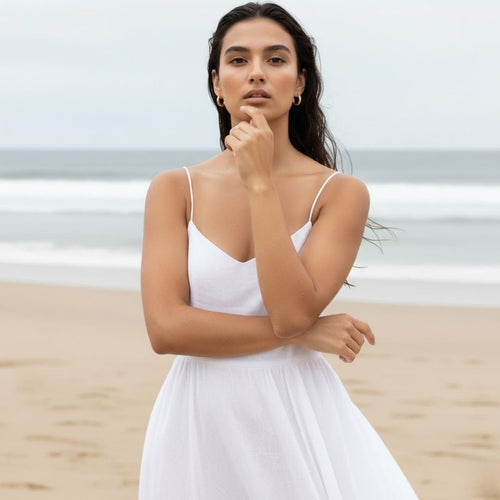 Orecchini a cerchio medi in oro e argento Arc