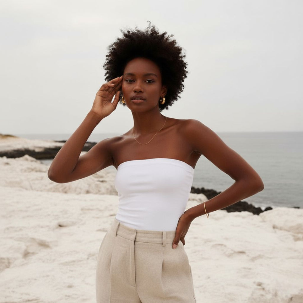 Gepolijste Ocean Shard Chunky Oorbellen