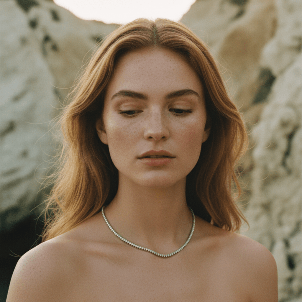 Elegant Heart Tennis Necklace - Cubic Zirconia Jewelry for Every Occasion