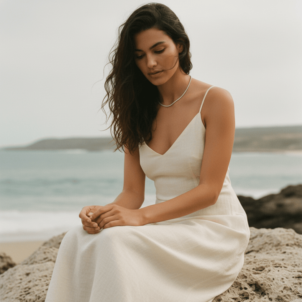 Elegant Heart Tennis Necklace - Cubic Zirconia Jewelry for Every Occasion