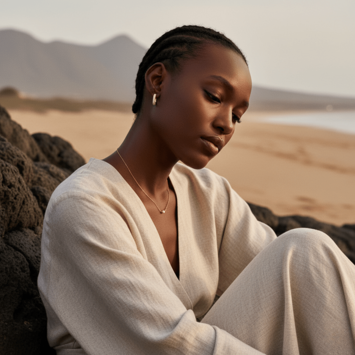 Elegante Icon - Hypoallergene rechteckige Creolen für zeitlosen Stil