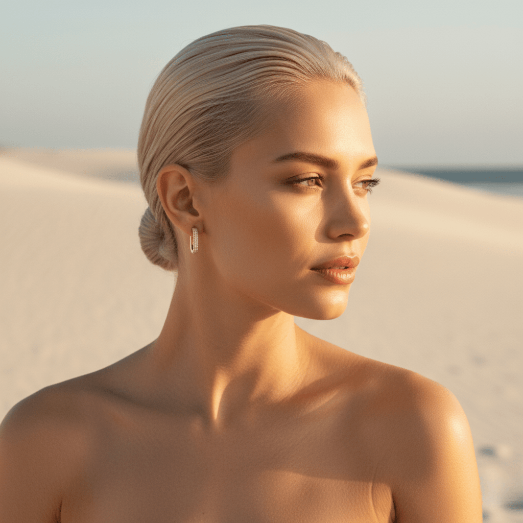 Elegante Icon - Hypoallergene rechteckige Creolen für zeitlosen Stil