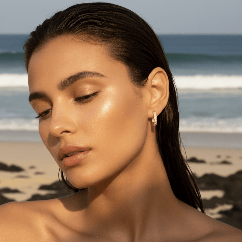 Elegante Icon - Hypoallergene rechteckige Creolen für zeitlosen Stil