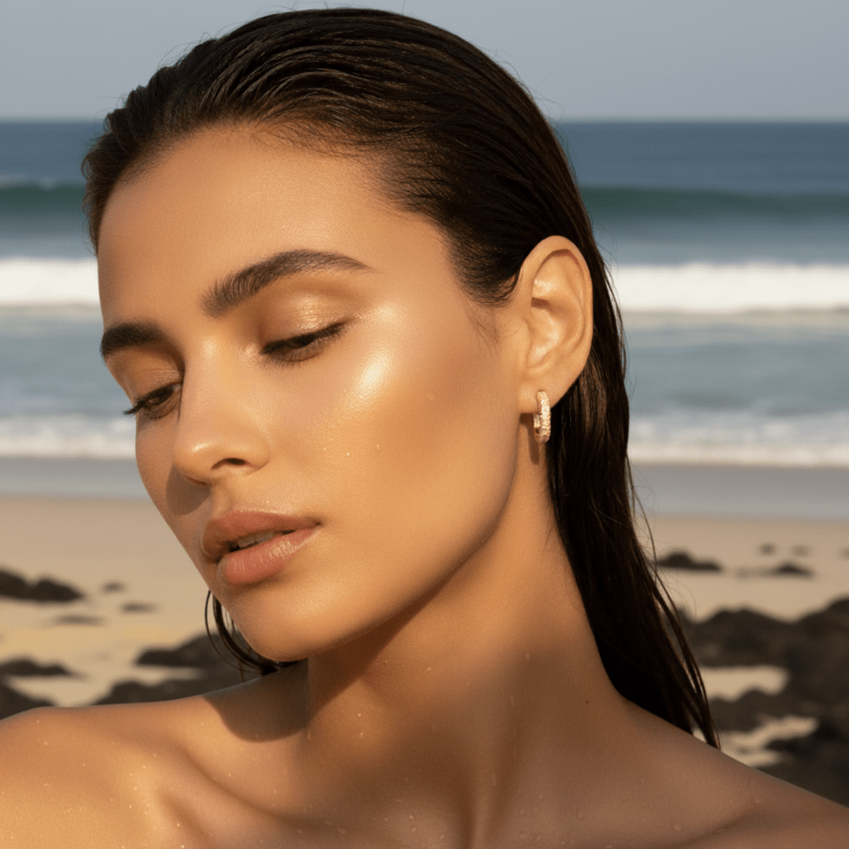 Elegante Icon - Hypoallergene rechteckige Creolen für zeitlosen Stil