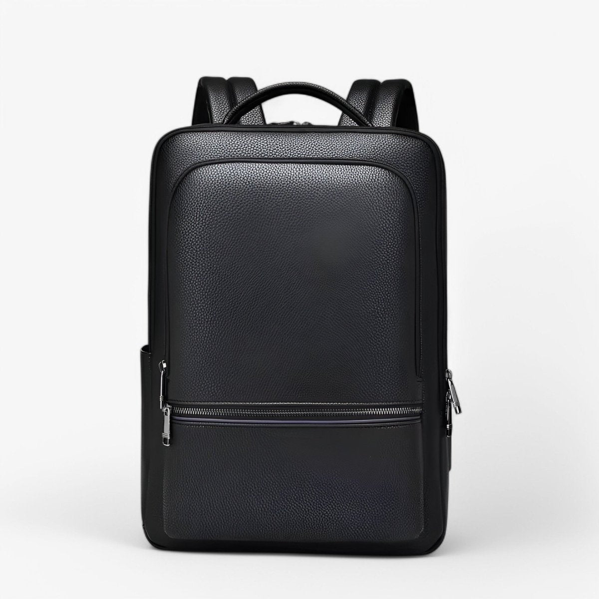 EXECUTREK – Sac à dos élégant en cuir pour ordinateur portable avec port USB