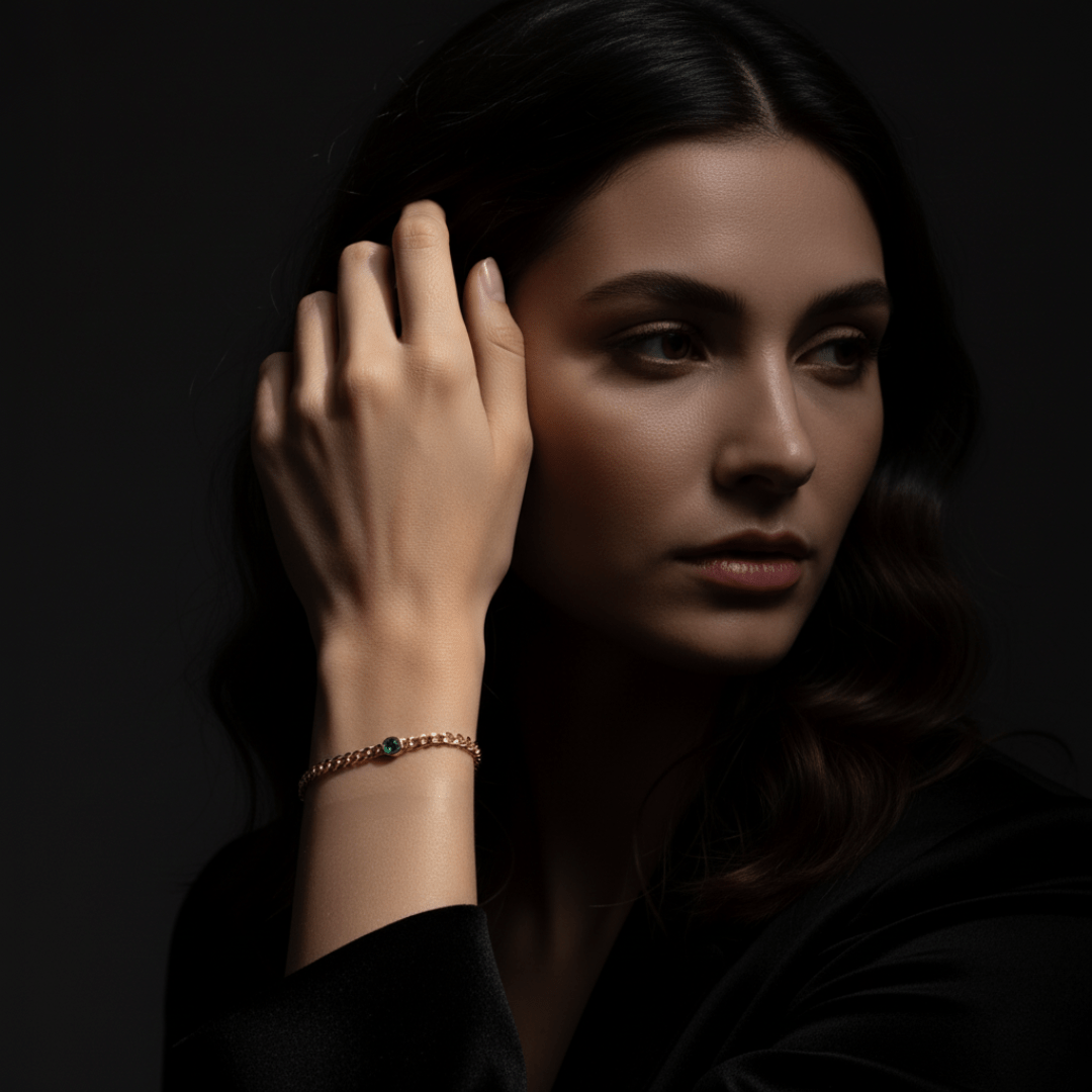 Elegante Multi Edelsteen Armband - Goud Verguld Messing en Kreeftenhaak Sluiting