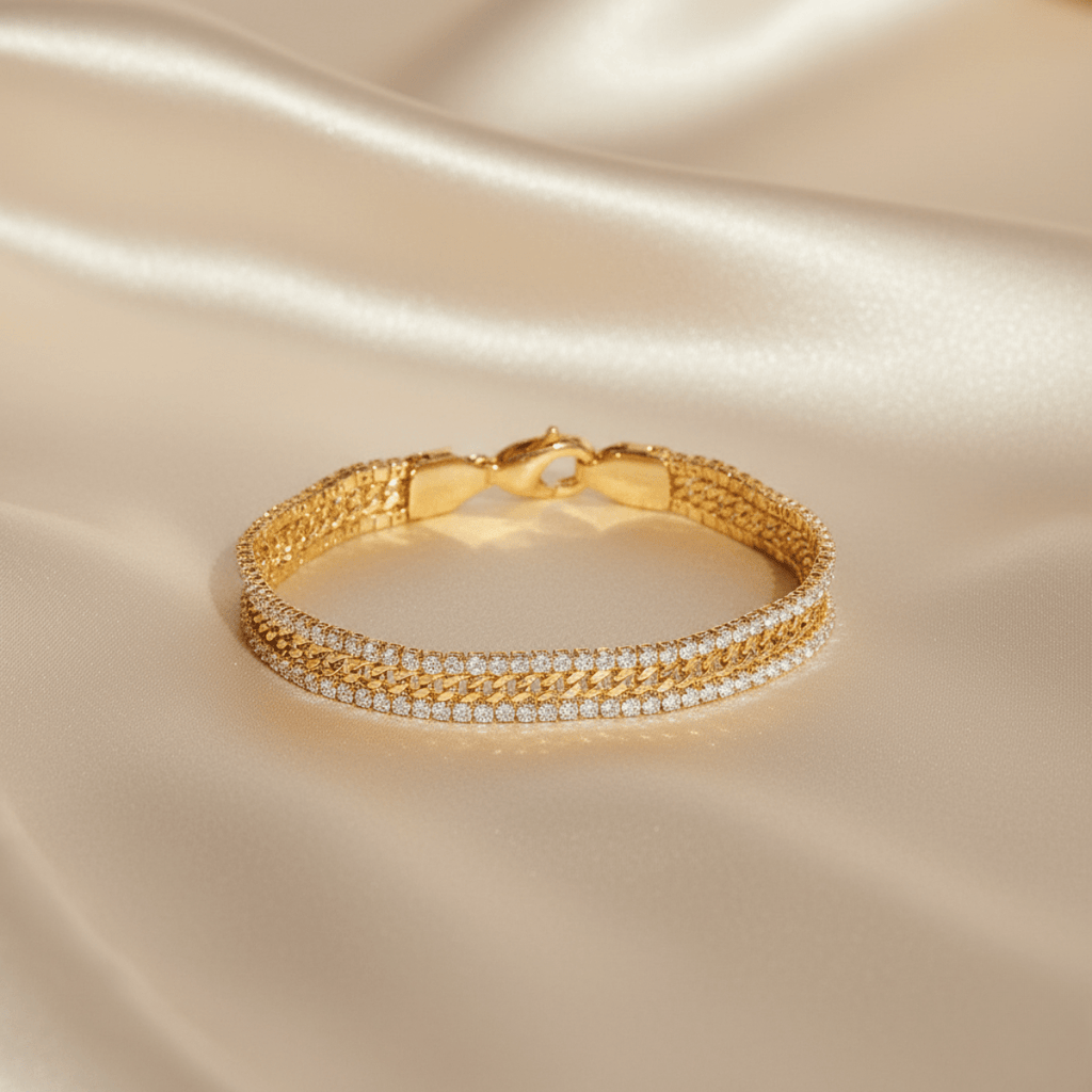 Elegant Rosi - Gouden Armband met Cubic Zirconia voor Dames