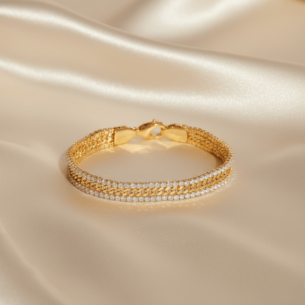 Elegant Rosi - Gouden Armband met Cubic Zirconia voor Dames