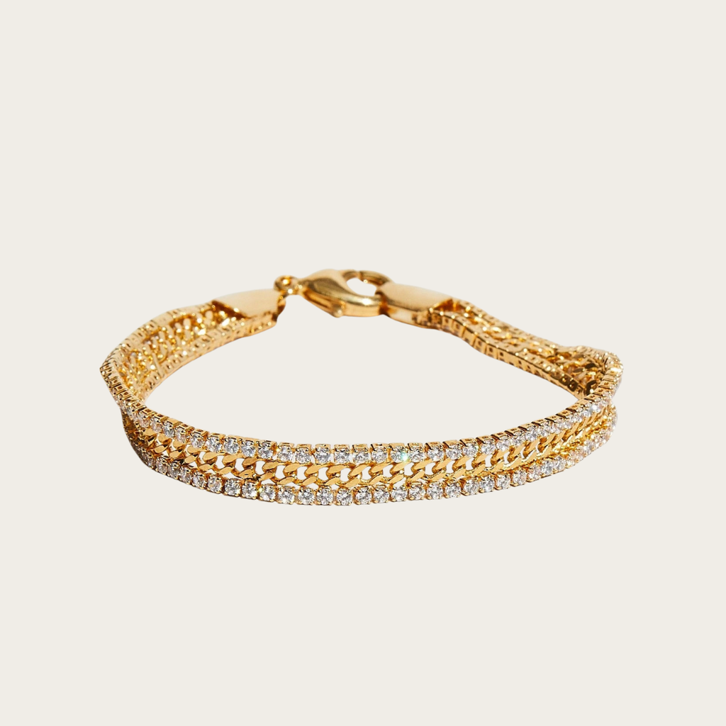 Elegant Rosi - Gouden Armband met Cubic Zirconia voor Dames
