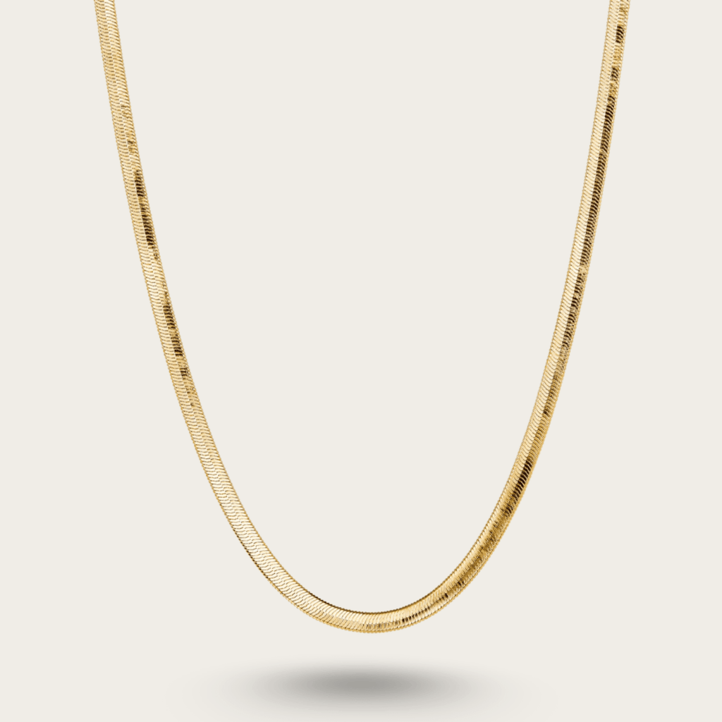 Elegante slangenketting - waterdicht, hypoallergeen messing met goud/zilver coating