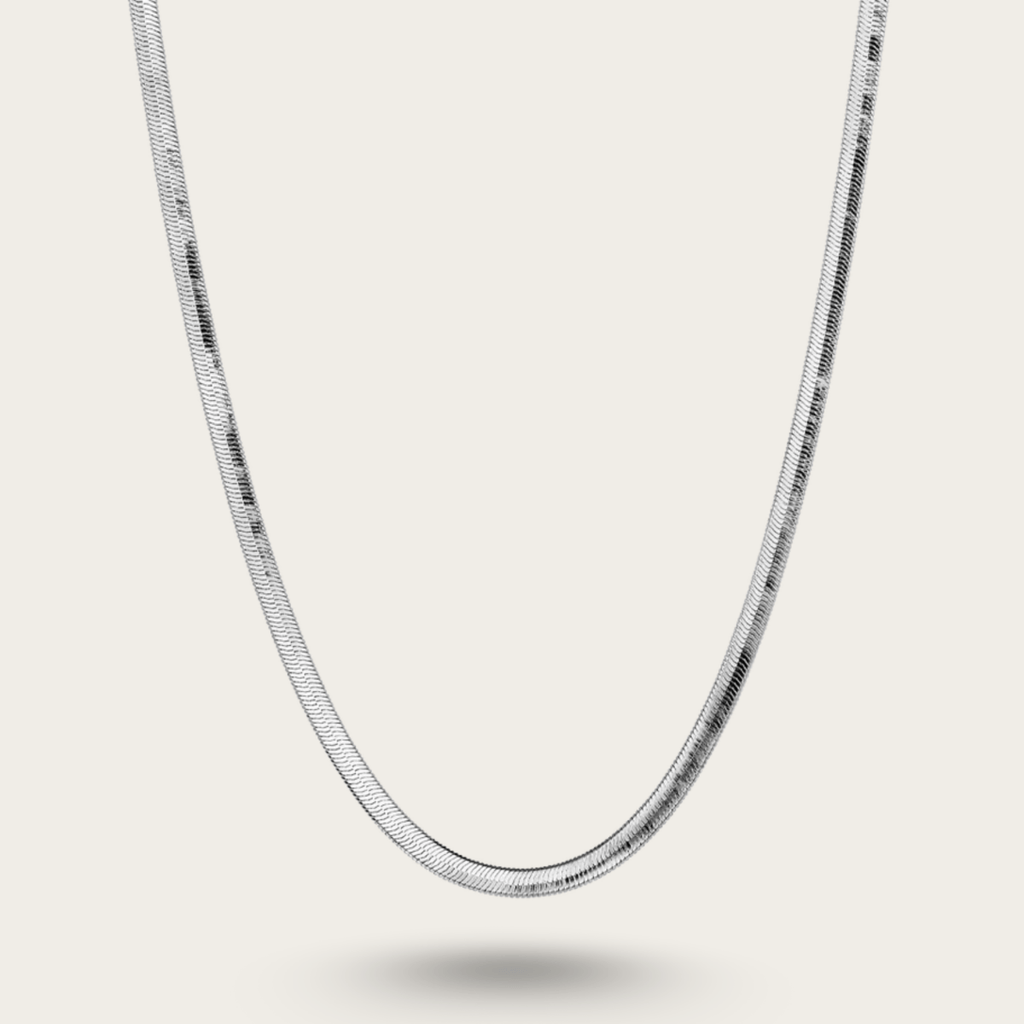 Elegante slangenketting - waterdicht, hypoallergeen messing met goud/zilver coating
