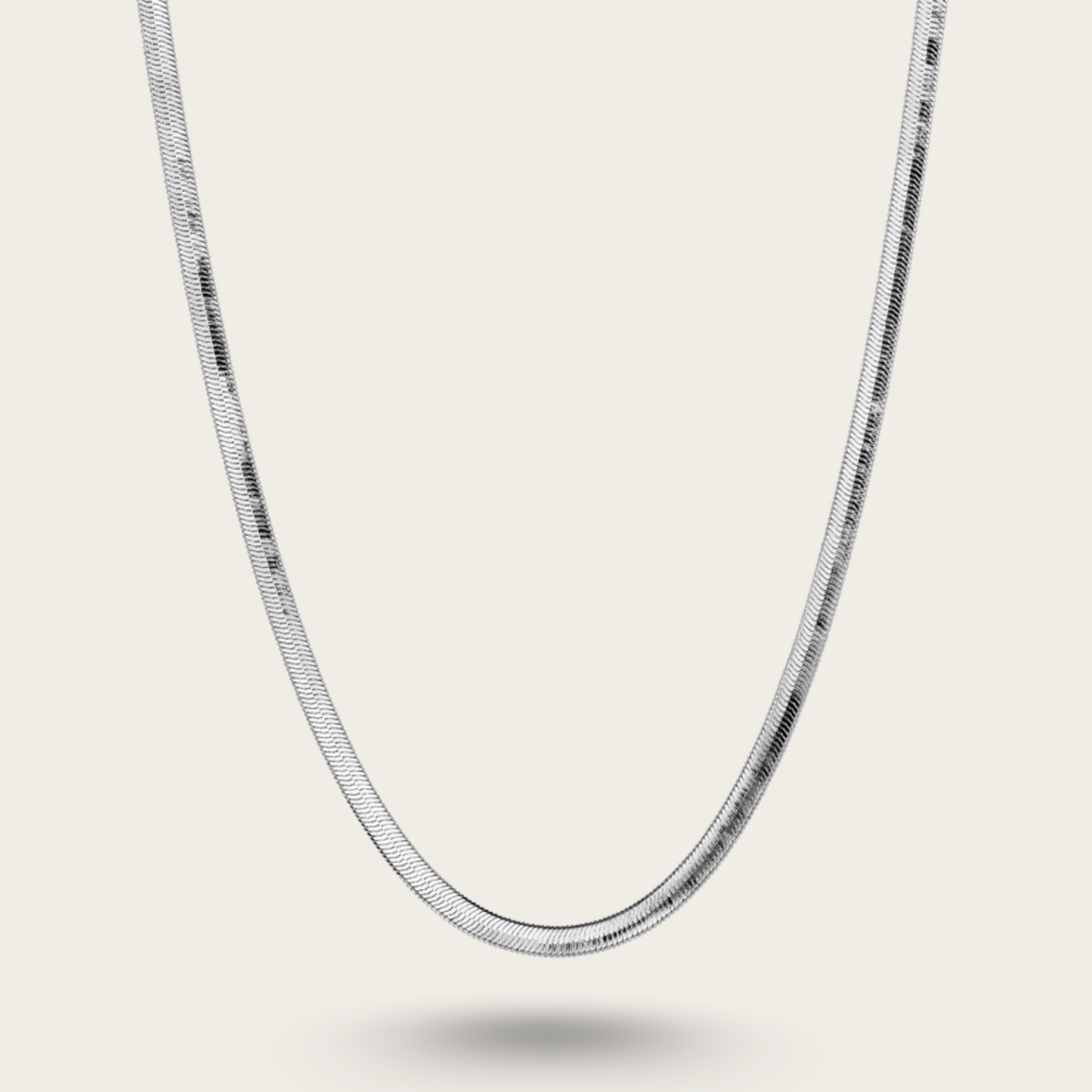 Elegante slangenketting - waterdicht, hypoallergeen messing met goud/zilver coating