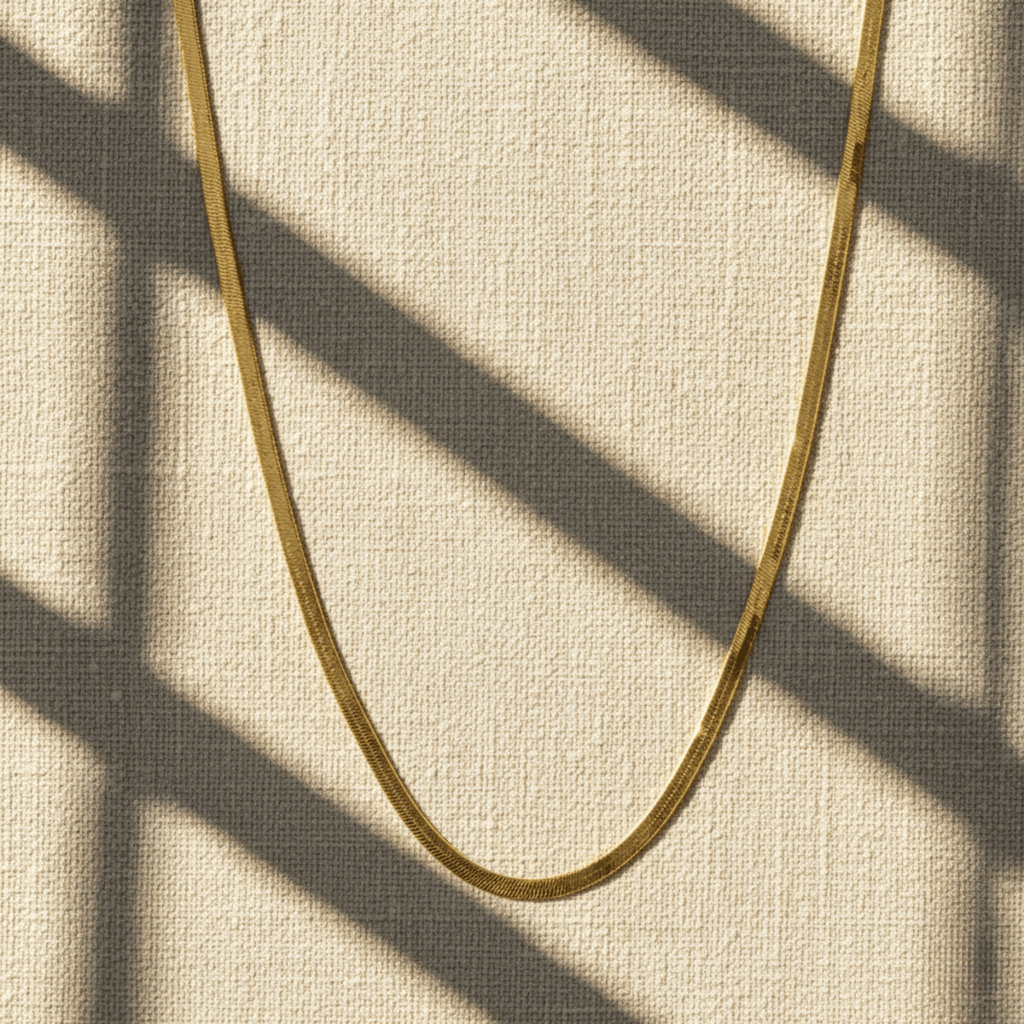 Elegante slangenketting - waterdicht, hypoallergeen messing met goud/zilver coating