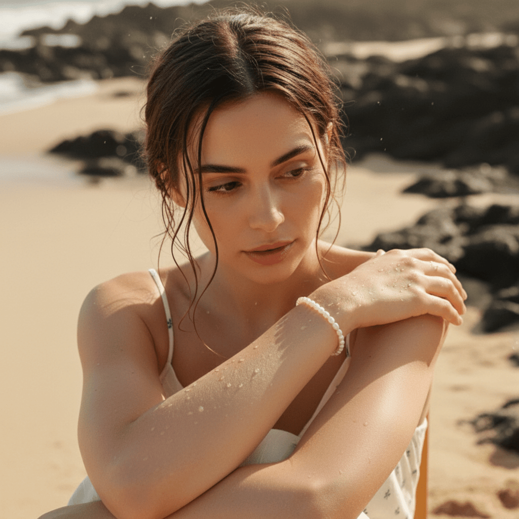 Elegant Stainless Steel Bracelet with Freshwater Pearls - Adjustable Length