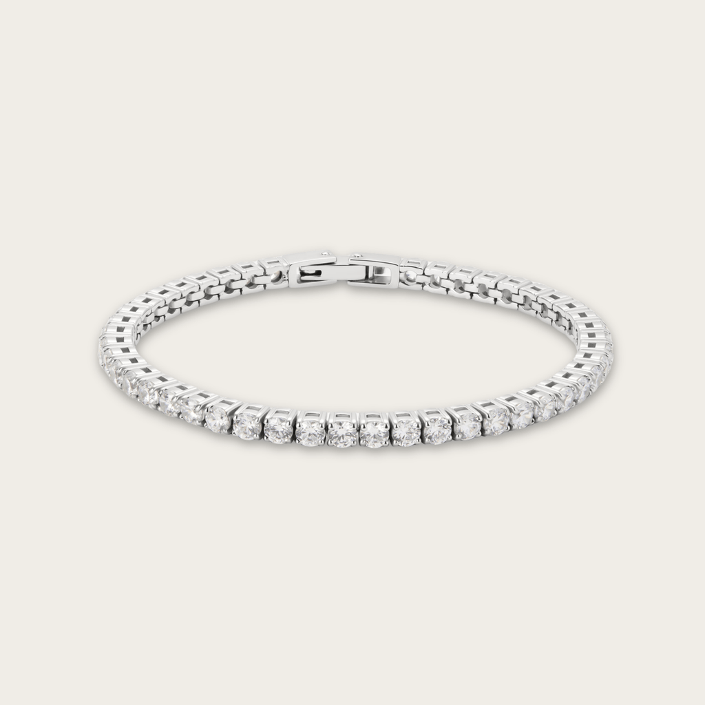 Reflecterende Tide Pool Bezel Tennis Armband