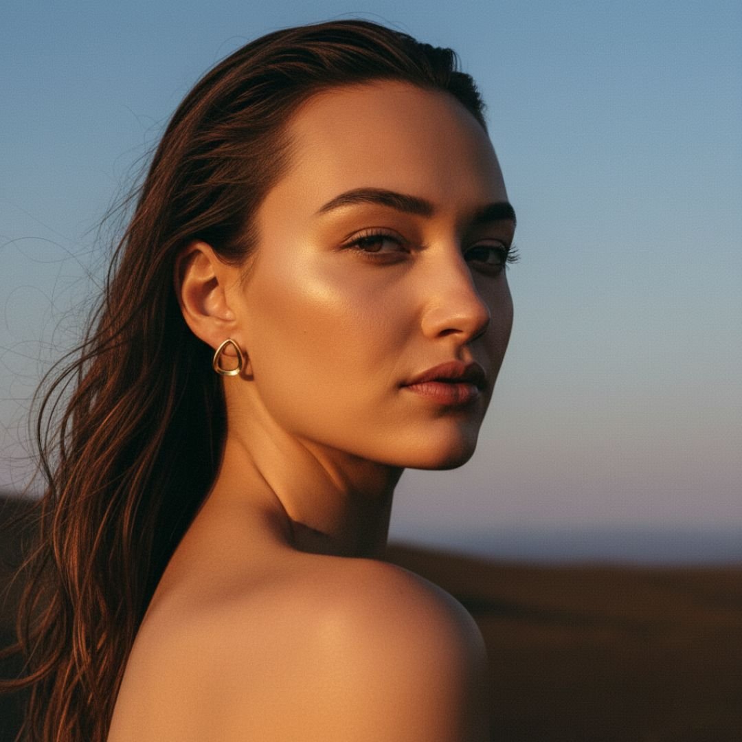 Elegante driehoekige gouden oorbellen voor een chique uitstraling