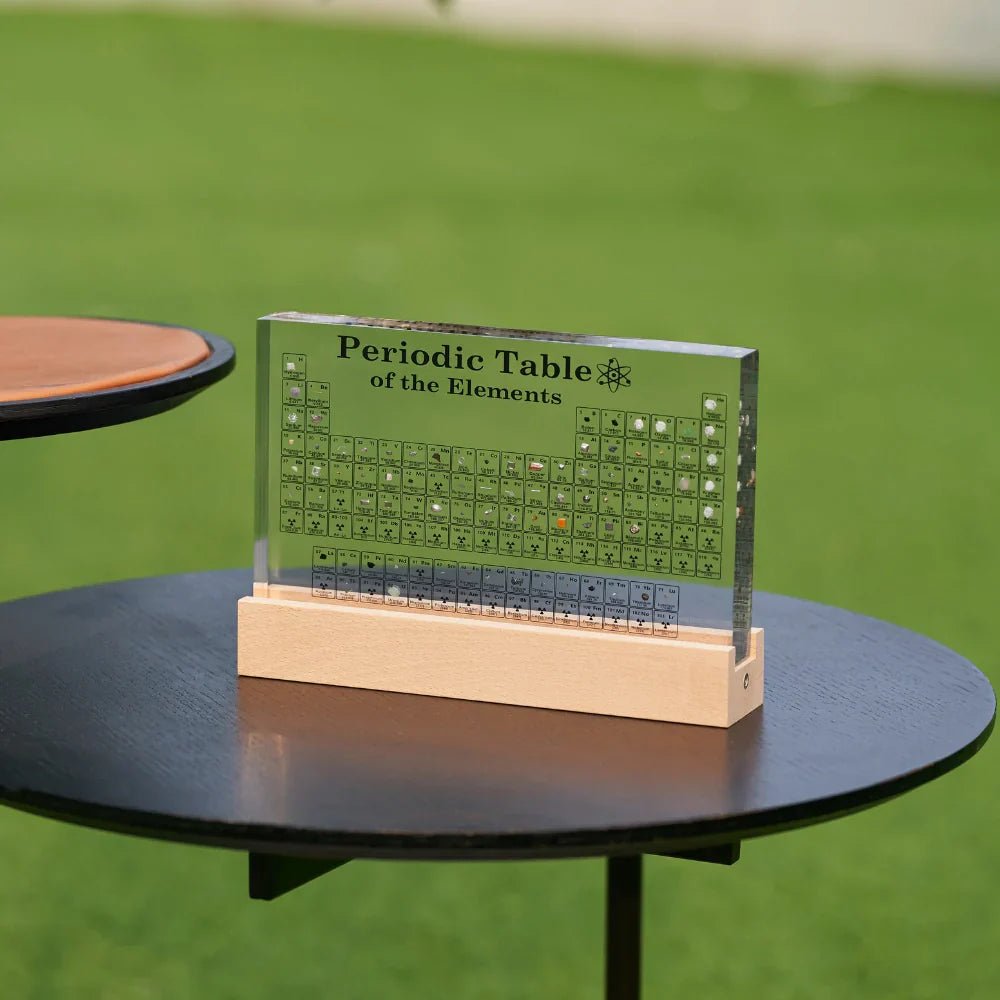 ELEMENTA – Illuminated Periodic Table of Elements with 83 Real Chemical Elements 0