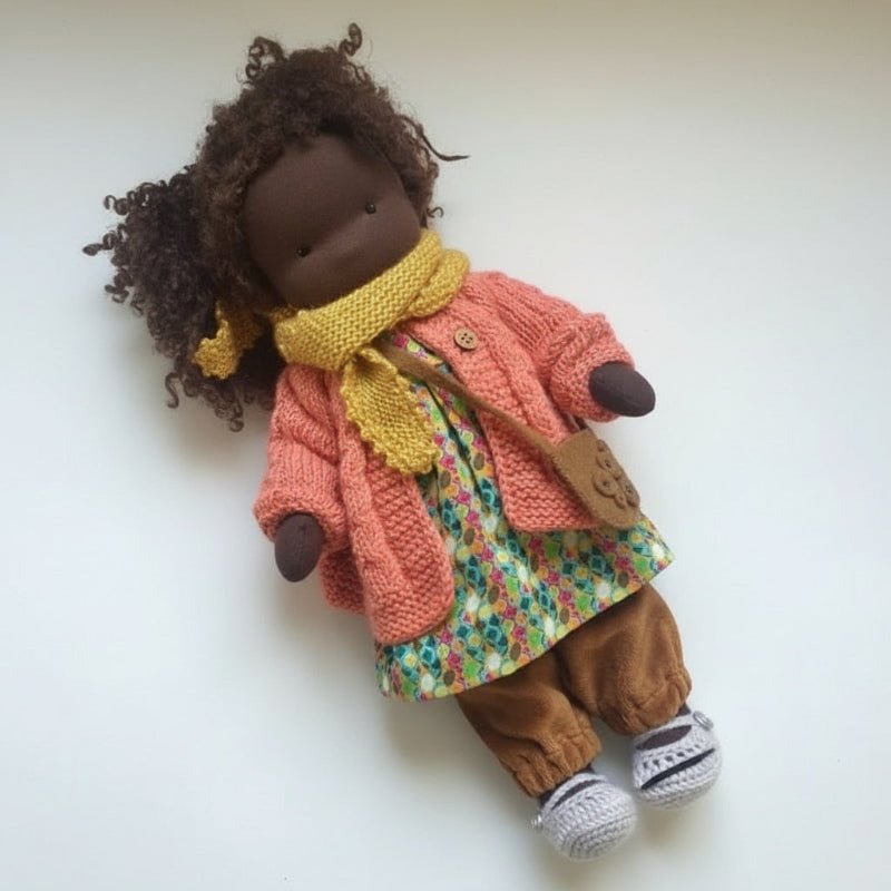 ELORA – Handmade Waldorf Doll Made of Cotton