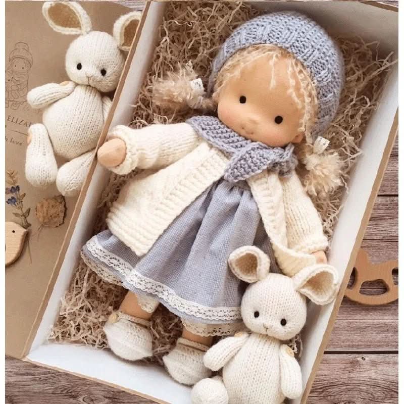 ELORA – Handmade Waldorf Doll Made of Cotton