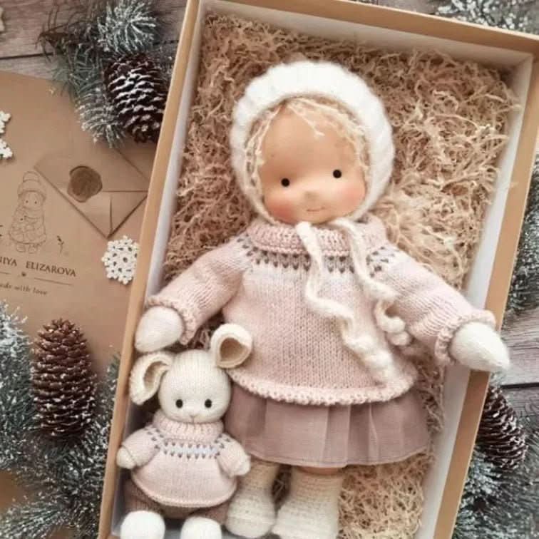 ELORA – Handmade Waldorf Doll Made of Cotton