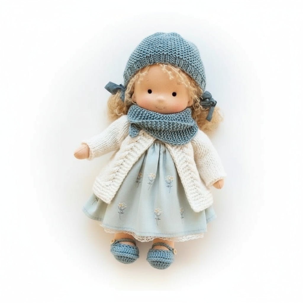 ELORA – Handmade Waldorf Doll Made of Cotton