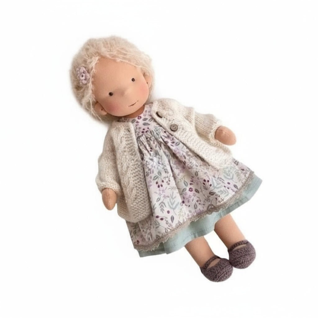 ELORA – Handmade Waldorf Doll Made of Cotton