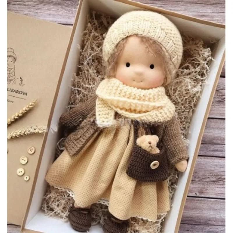 ELORA – Handmade Waldorf Doll Made of Cotton