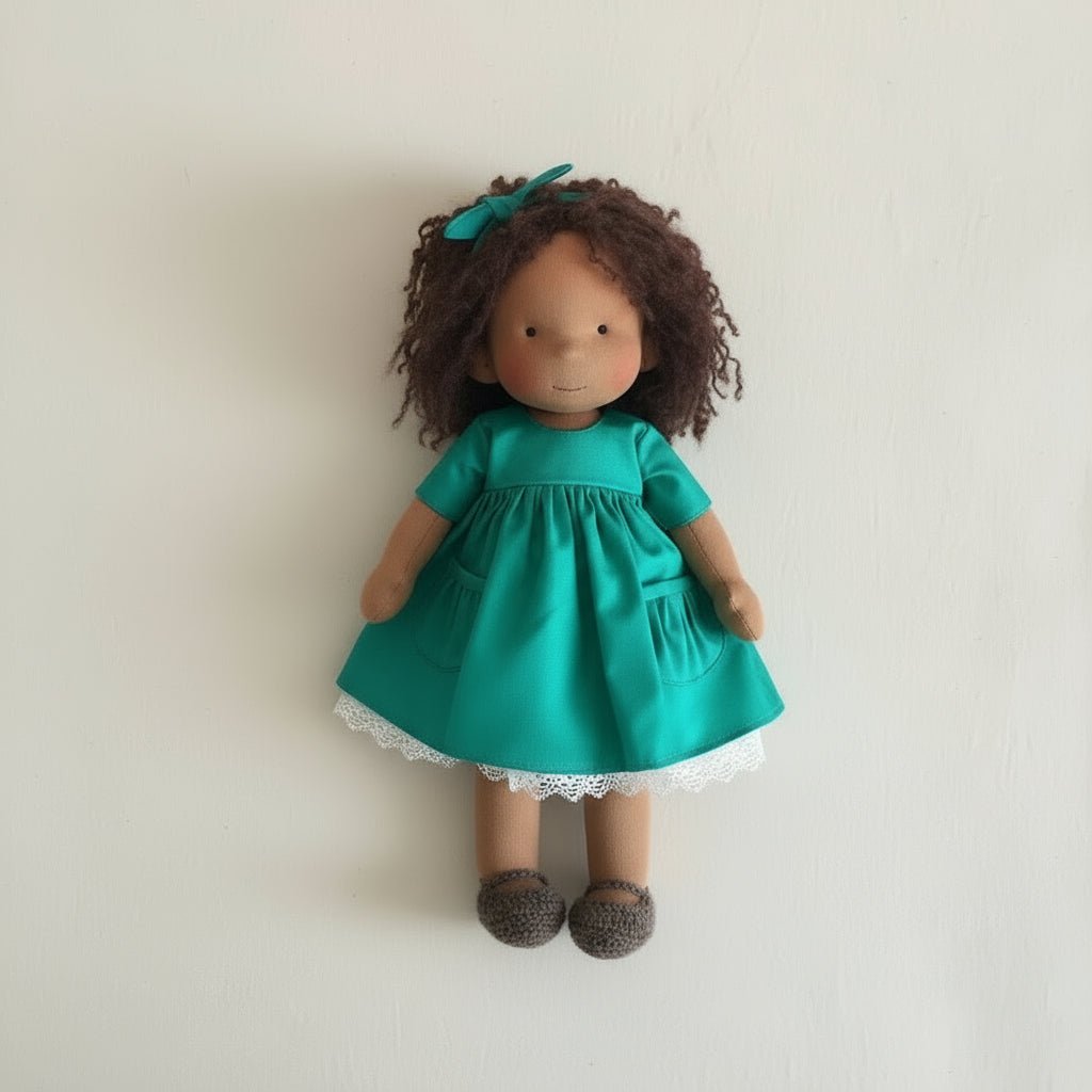 ELORA – Handmade Waldorf Doll Made of Cotton