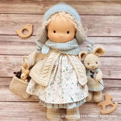 ELORA – Bambola Waldorf fatta a mano in cotone