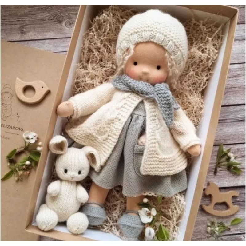 ELORA – Handmade Waldorf Doll Made of Cotton