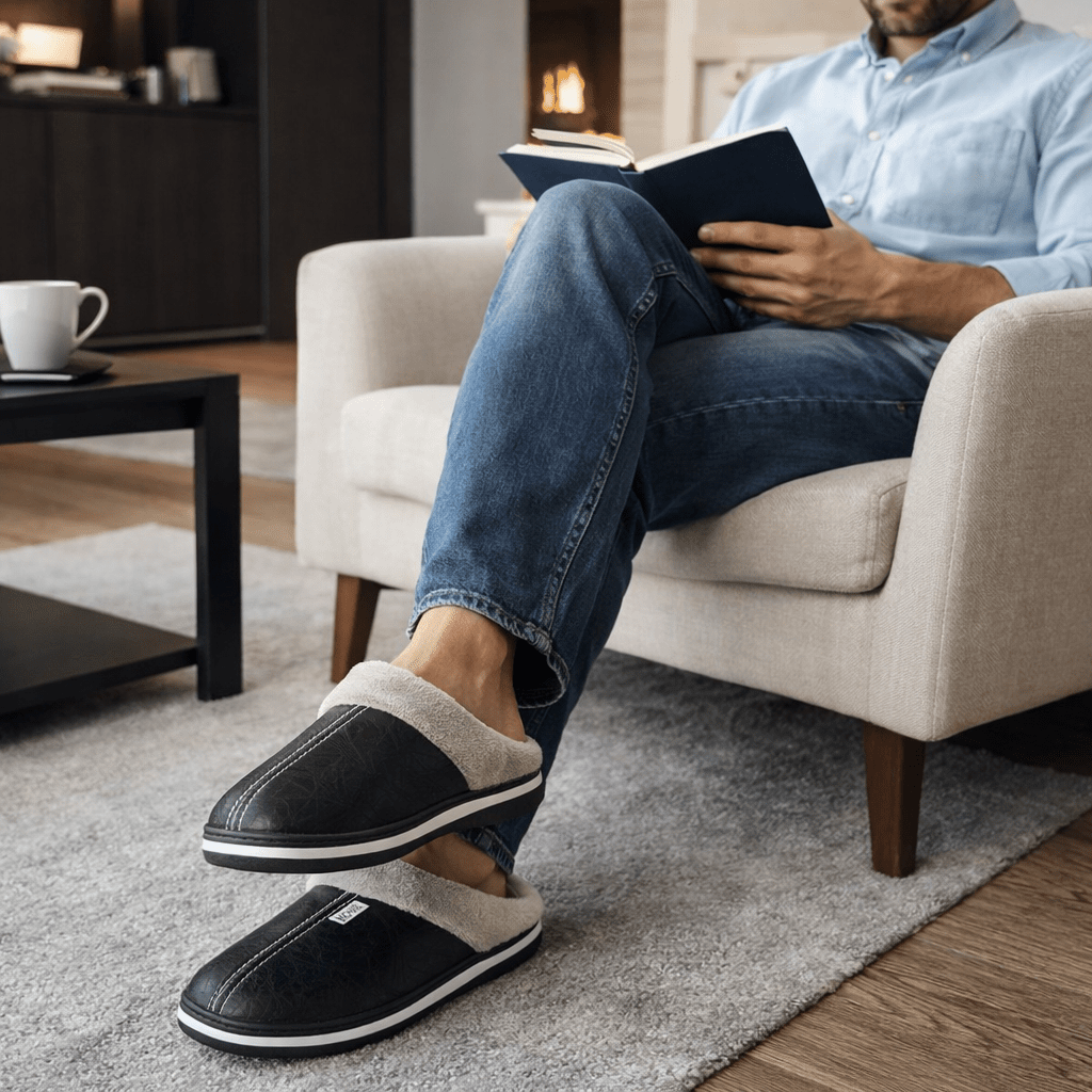 EMBERFOOT – Warm Plush Indoor Slippers for Relaxed Home Comfort