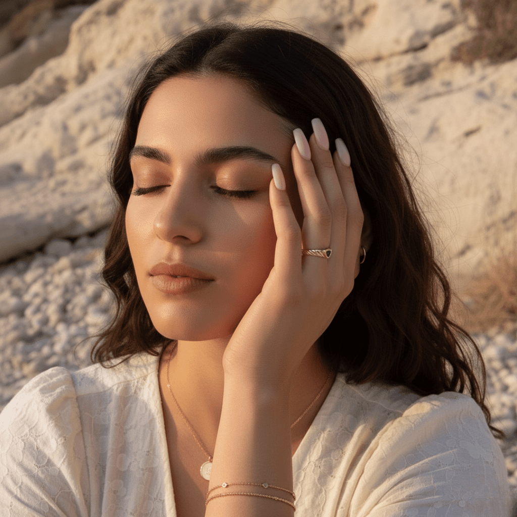 Emerald Juna Heart Ring - Gold with Vibrant Emerald Cubic Zirconia